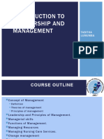 Introduction To Management