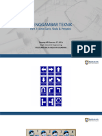 Materi Gamtek 2 - Jenis Garis, Skala & Proyeksi