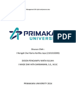 Management Life Cycle and Process Area