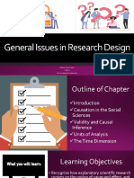 Chapter 4 - General Issues in Research Design
