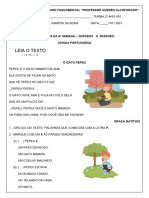 ATIVIDADE DA 6ª SEMANA -2º ANO