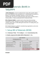 Bill of Materials