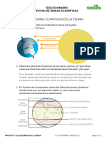 Actividad 1. Zonas Climáticas de La Tierra