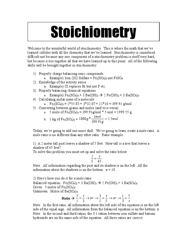 Worksheets Mole Ratio Worksheet mole ratios stoichiometry unit