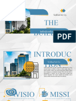 Grey Blue and Yellow Modern Professional The Building Presentation