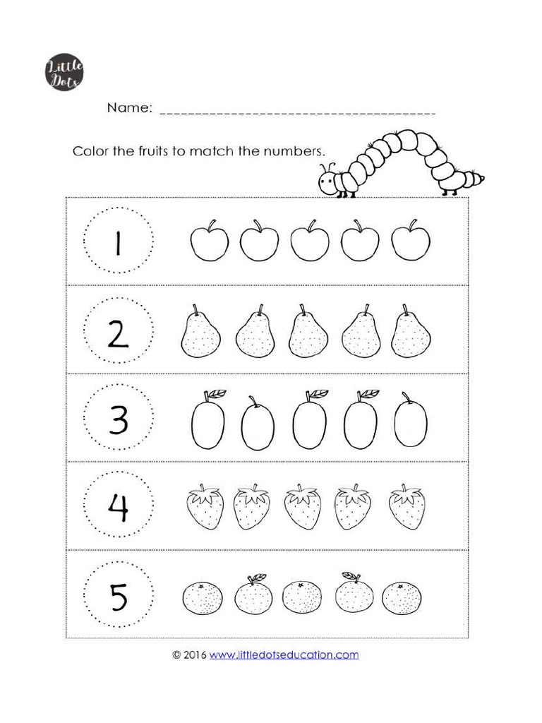 Caterpillar worksheet pdf
