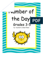 Number of The Day!: Grades 3-5