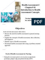 Introduction To Health Assessment Concepts