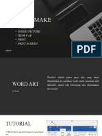 HOW TO Make Word Art, Insert Picture, Drop Cap, Print Screen, Mencetak