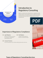 Introduction To Regulatory Consulting