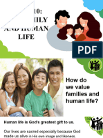 GRADE 9 CLE Lesson 10 - Yes To Family and Human Life