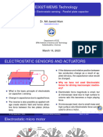18ECE302T-U3-L16 Electrostatic Sensing Parallel Plate Capacitor