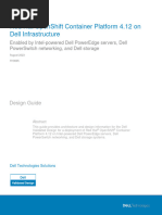 Design Guide - OpenShift 4.12 On Dell Intel Infrastructure