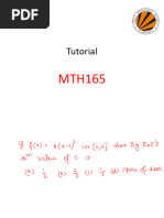 MTH165 Unit 3