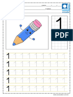 Atividade de Matematica Numeros Pontilhados Ed Infantil e 1 Ano