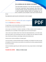 Oración de La Mañana Del Día Viernes 15 de Marzo