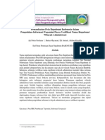 SimposiumNasionalSainsGeoinformasi2011-RBI untuk Validasi Toponimi-AjiPutraPerdana