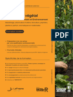 Fiche Formation - Btsa Metiers Vegetal