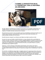 Naysjon Expone Sobre La Ingratitud en El Mundo Material y Espiritual Con La Historia Del Perro de Caza Anciano