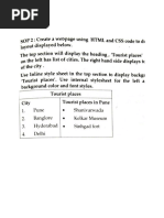Class 12 IT Practical: HTML & CSS Guide | PDF | Java Script | Html Element