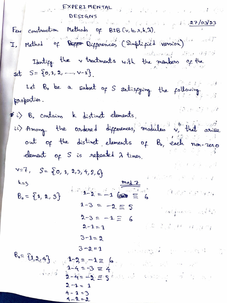 Block Design Methods (Part 2) | PDF