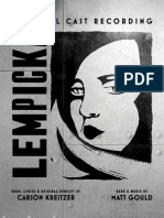 Lempicka Woman Is Sheet Music