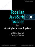 Topalian JavaScript Teacher by Christopher Topalian