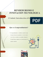 UNIDAD I - Introducción Al Emprendimiento