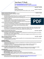 Darshan P Shah - Resume PDF