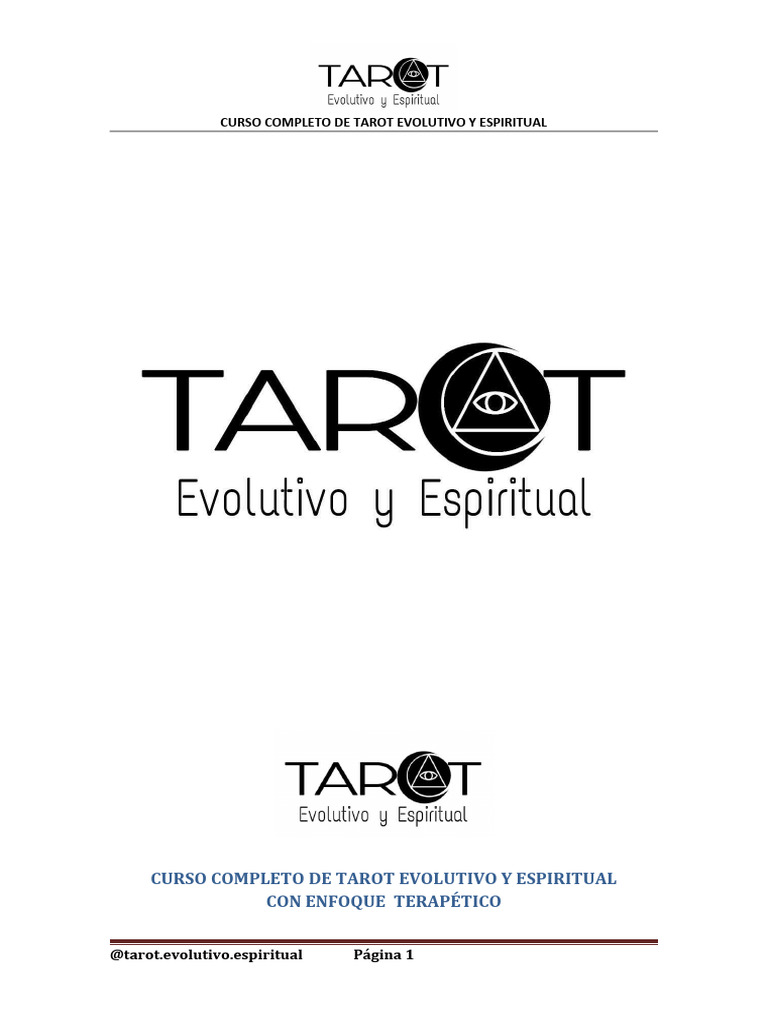 Curso de Tarot Evolutivo y Terapéutico | PDF | Tarot | Arcanos Mayores