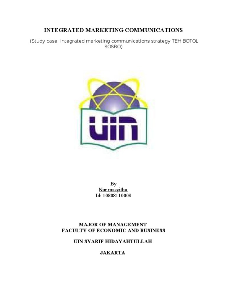 IMC SOSRO Advertising Television Advertisement