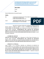 Carta 001 Calqui Grande Solicitud de Pago