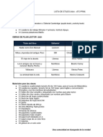 Lista de Utiles4. Grado 2024