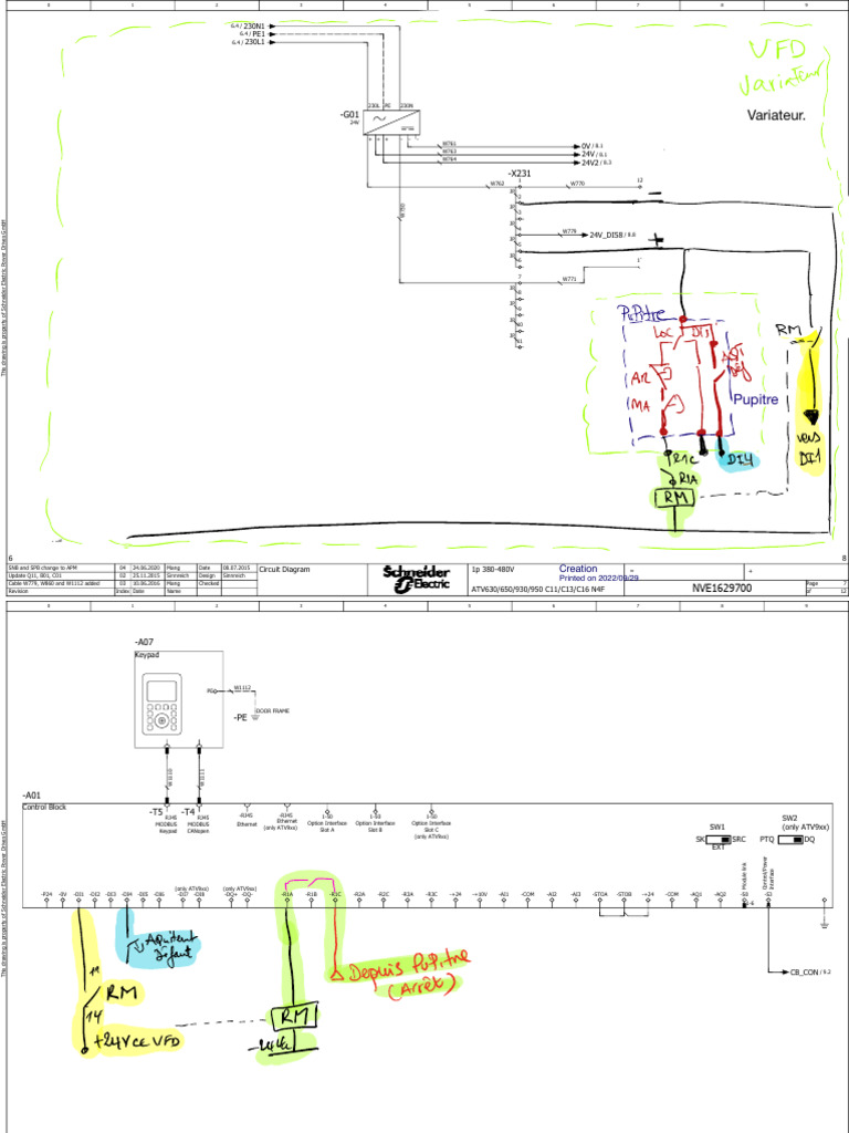 Schneider Electric Circuit Diagram | PDF | Information And ...