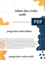 Materialitas Dan Resiko Audit - Dif Anita - Auditing