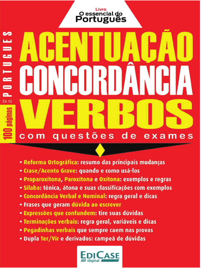 Orientações Enem Acentuação, Concordância e Verbos 22022021 | PDF ...