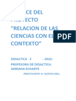 Avance de La Investigación Didactica