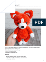 Amigurumi Space - Fox