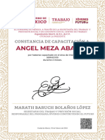 Angel Meza Abarca: Constancia de Capacitación A