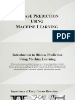 Disese Prediction Using Machine Learning by We4