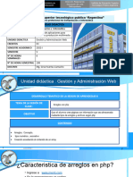 Actividad de Aprendizaje Semana 9 - Arreglos