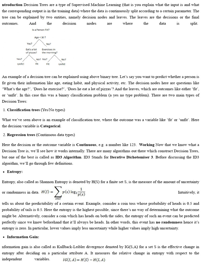 Decision Trees For Classification - A Machine Learning Algorithm ...