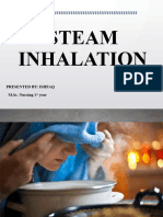 Steam Inhalations
