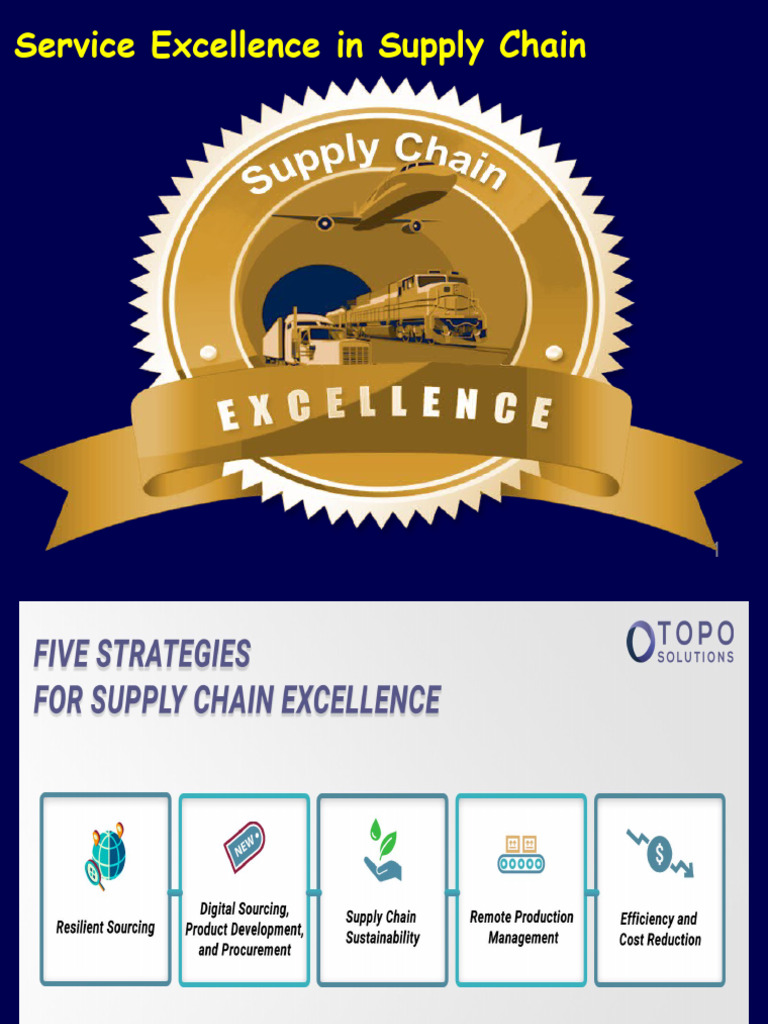 12a Service Excellence In Supply Chain Pdf Supply Chain Inventory