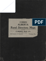 Rural Directory Maps: Cummins Alberta