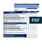 Trabajo de Investigación I - Formato Cronograma de Actividades