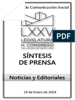 Notas y Editoriales - 20240124