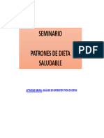 Seminario Patrones de Dieta Saludable