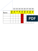 Automated Attendance Sheet