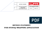 Method of Statement For STOPAQ Wrapping